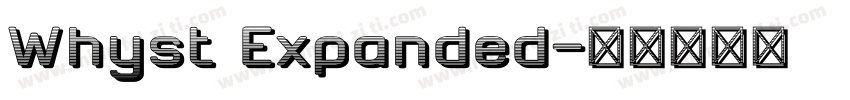 Whyst Expanded字体转换